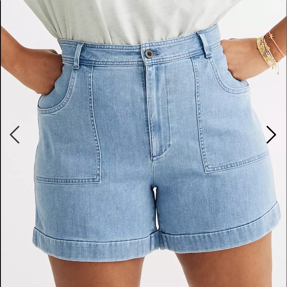 Madewell Light Blue Jean Shorts